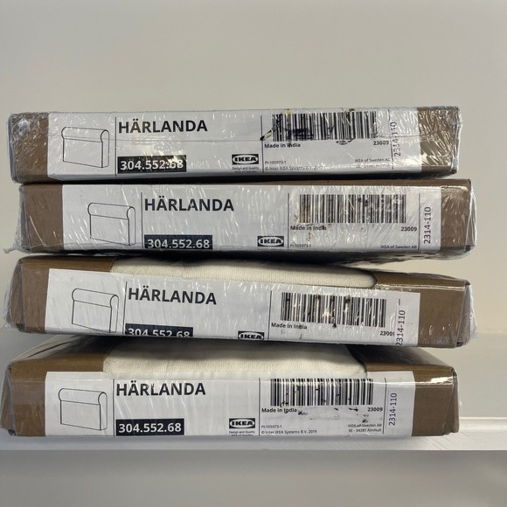 (ONE) IKEA HARLANDA Armrest Cover Slipcover Inseros White 304.552.68